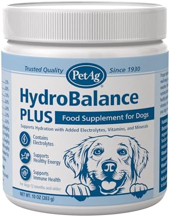 PetAg HydroBalance Plus - 10 oz - Hydration Supplement for Dogs - Supports Energy, Recovery & Immune Health by PetAg