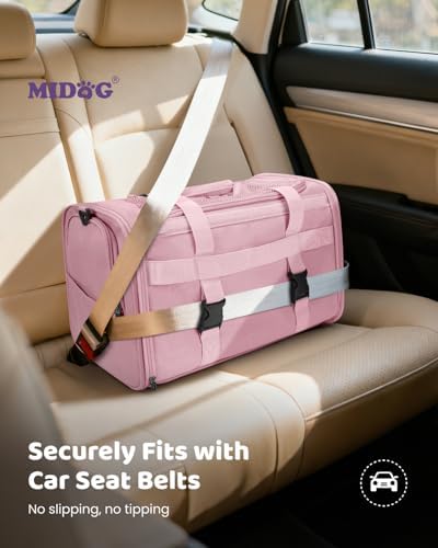 MIDOG Soft Cat Carrier Airline Approved, Expandable for Cats Up to 15lbs - Image 6