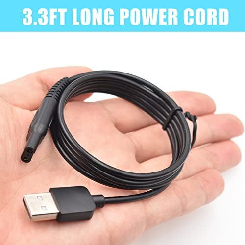 Charger Cable Compatible with Ufree/Brightup/VIKICON Beard Trimmer All-in-one Multifunctional Grooming kit Hair Clippers USB Cable - Image 3
