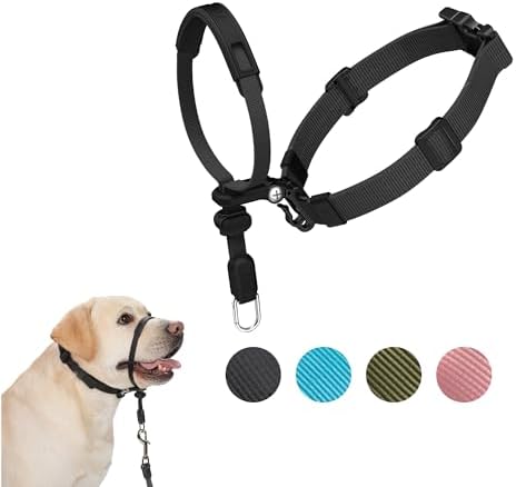 SVD.PET No-Pull Dog Headcollar for Easier Walks, Chew-Proof Protector to Increase Comfort, Simple Design, Easy to Wear and Adjust (Medium Size for Small and Medium Size Dogs) by SVDPET