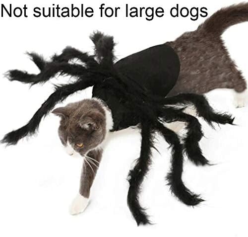 Spider Costume for Halloween Party Decoration, Cosplay Costumes for Small Dogs and Cat, Puppy Dress Up Accessories Black - Image 2