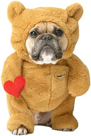 Pandaloon Dog Halloween Costume - As Seen on Shark Tank - Patented - Funny Costume with Arms for Small and Medium Dogs and Cats (Teddy Bear, Size 5(24-28 in Height at TOP of Head,Girth<30 in)) by Pandaloon