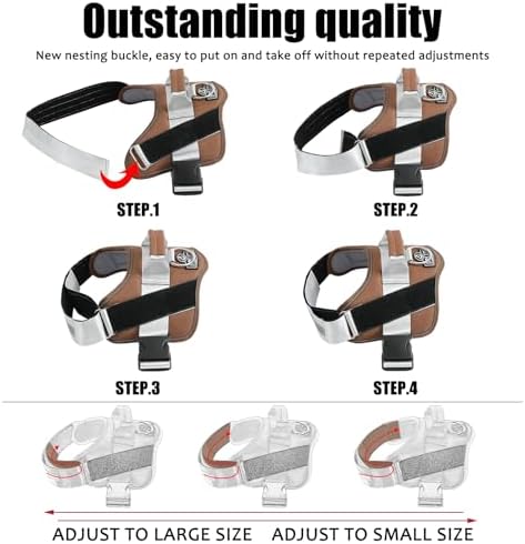 Bolux Dog Harness, No-Pull Reflective Dog Vest, Breathable Adjustable Pet Harness with Handle for Outdoor Walking - No More Pulling, Tugging or Choking - Image 3