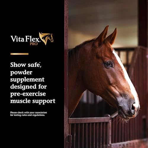 Vita Flex Pro Lactanase Pre Performance Horse Supplements, 25 g Packets, Show Safe Horse Muscle Supplement, for Energy, Metabolism & Stamina | Equine Metabolism Support - Image 2