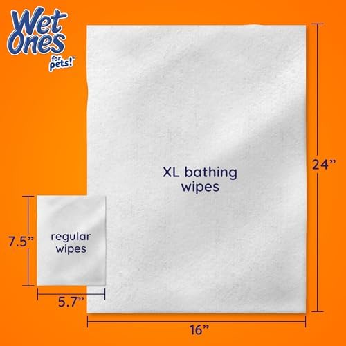 Wet Ones for Pets XL Dog Bathing Wipes, Tropical Splash, 10 Count, 3-Pack - Image 4