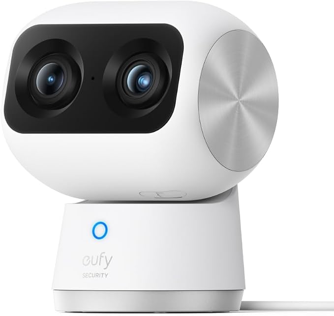 eufy Security 4K Indoor Cam S350, No Subscription, Dual Cameras, 8× Zoom, 360° Coverage, Works as a Pet Camera, Nanny/Senior/Baby Monitor, AI Auto-Tracking, Human/Pet/Cry Detection, 2.4/5 GHz Wi-Fi - Image 2