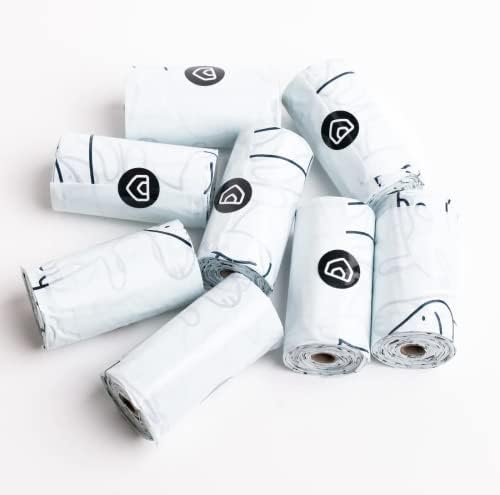 Diggs No-Tear Dog Poop Bags Refill, 8 Rolls, 120 Count, Recycled Plastic - Image 2