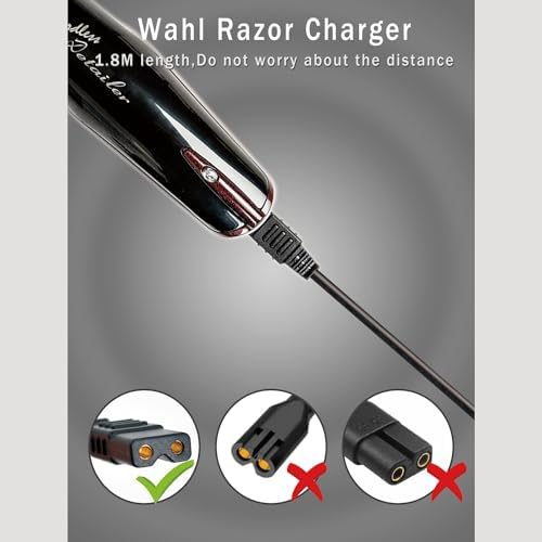 2V Charger Replacement for Wahl Shaver Shaper 8061, 8163, 8786-1001, 7367, 7029, 7060, 7035, 7339, 4000, 7063-017, ‎7065-017, WAKH4, 7064-017, 7061-917, 5-Star Series Trimmer Clipper Power Adapter - Image 5