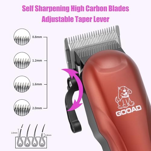 Dog Clippers Grooming Kit with Paw Trimmer for Thick/Matted/Knotted/Hair - Image 2