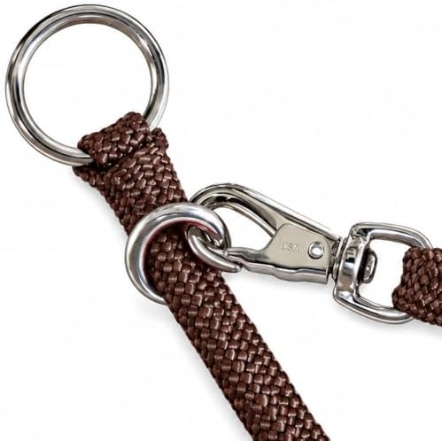 Resco Nylon Dominant Dog Collar for Training and Handling, 18", Brown - Image 3