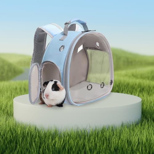 Guinea Pig Backpack, Space Capsule Bubble Window Small Animal Backpack for Guinea Pig, Bird Bunny Rabbit - Image 5