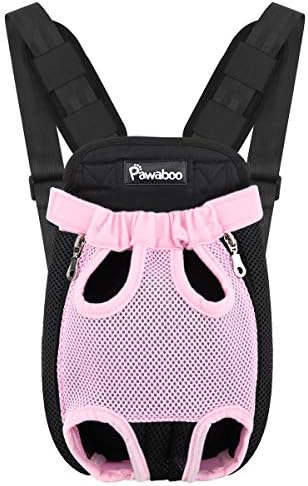 Pawaboo Pet Front Carrier Backpack for Small Medium Dogs by Pawaboo
