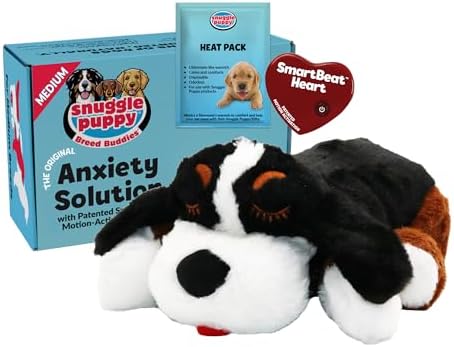 Snuggle Puppy Heartbeat Toy, Calming Comfort, Breed Buddies Bernese by SnugglePuppy