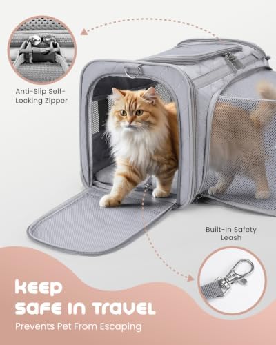 MIDOG Cat Carrier Soft for Small-Medium Cats Up to 25lbs - Image 4