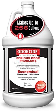 Odorcide Odor Eliminator Concentrate: Odor Eliminator for Strong Odor on Carpets, Hardwood & More - Smoke, Sweat & Pet Odor Eliminator for Home w/Non-Enzymatic Formula, 1 Gallon by Odorcide