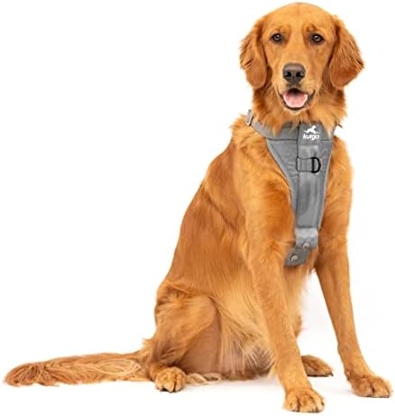 Kurgo Enhanced Strength Tru-Fit Smart Harness, Charcoal, Extra Large by Kurgo