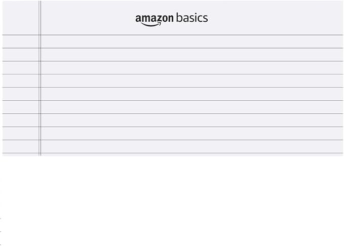 Amazon Basics Legal/Wide Ruled 8-1/2 by 11-3/4 Legal Pad, White, 600 Count (12 Pack of 50 Sheets) - Image 4