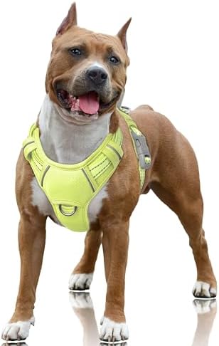 BARKBAY Dog Harness for Large Dogs No Pull Dog Vest ID Tag Pocket by BARKBAY