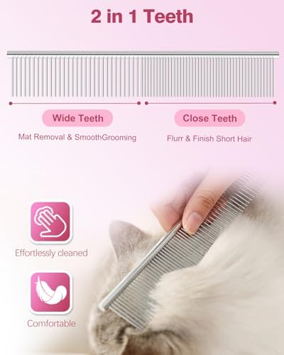 Furry Professional Pet Grooming Scissors with Safety Round Heads - 6 in 1 Curved Scissors for Dogs and Cats - Image 6