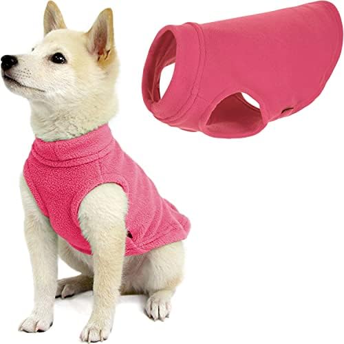 Gooby Stretch Fleece Vest Dog Sweater, Pink, Medium by Gooby