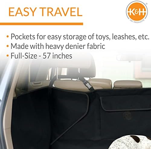 K&H Pet Products Quilted Cargo Cover Black Full Size Vehicle 57 Inches - Image 4