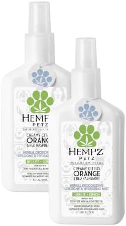 Hempz Petz Dog, Citrus Orange & Red Raspberry, 8.5 fl. oz., (Pack of 2) by Hempz