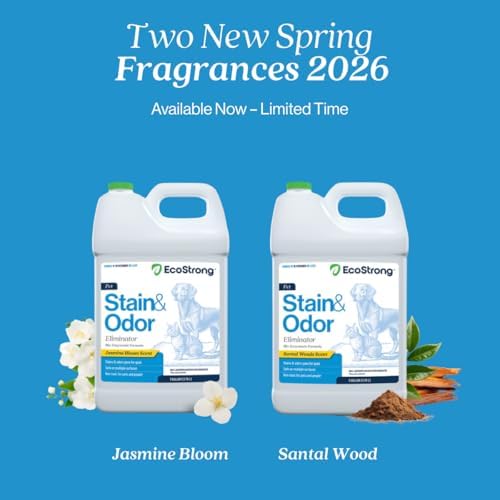 Eco Strong Pet Stain and Odor Remover - Pet Odor Eliminator, Urine Destroyer for Dogs, Pet Urine Enzyme Cleaner | Jasmine Bloom - 128 oz - Image 2