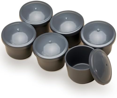 MENGJINGO 6 Dog Treat Cups Tray Mold, X-Large 50lbs and up, PP Cups for Dog Treats, Dishwasher Safe, Reusable Treat Tray, Freeze Refill Treats for The XL Dog Toy by MENGJINGO