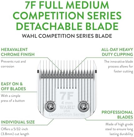 Wahl Professional Animal Competition Blade, 2368-100, 7F - Image 2