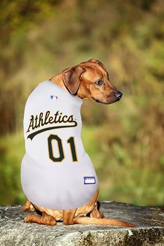 Official MLB Oakland Athletics Pet Jersey for Dogs & Cats, Size XX-Large - Stylish Baseball Jersey for Your Furry Fan- Show Off Team Spirit with The Perfect Fan Apparel Gear for Pet, Dog & Cat - Image 3