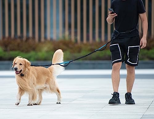 iYoShop Hands Free Dog Leash with Zipper Pouch, Large, 25-120LB, True Navy - Image 6