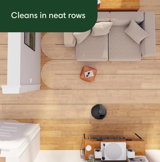 iRobot Roomba 104 2in1 Vacuum & Mop Robot - Self-Empties for 75 Days, Intense Power-Lifting Suction, Vacuums All Floors, Ideal for Pet Hair, LiDAR Smart Navigation Mapping, Mops Hard Floors - Image 6