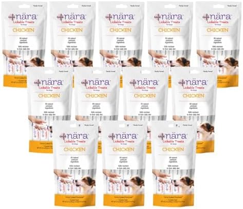 Café Nara Chicken Flavored Lickable Treats for Dogs - Pack of 12 by Caf%C3%A9N%C3%A4ra