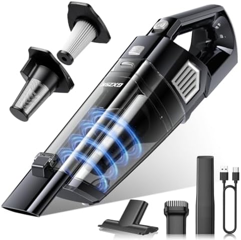 Gxzsk Handheld Vacuum Cordless, Hand Held Car Vacuum, Hand Vacuum by GXZSK
