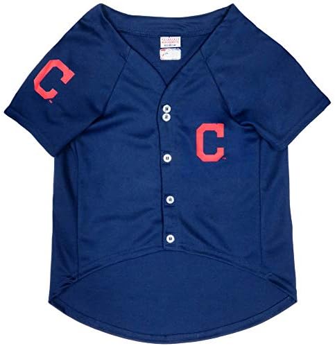 Official MLB Cleveland Baseball Team Pet Jersey for Dogs & Cats, Size X-Small - Stylish Baseball Jersey for Your Furry Fan- Show Off Team Spirit with The Perfect Fan Apparel Gear for Pet, Dog & Cat - Image 2