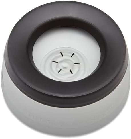 Prestige Pets Road Refresher, The No-Spill Slobber Stopper Water Bowl for Dogs, Slow Feeder Water Dispenser Bowl for Home and Travel, No Splashes, Ideal for All Breeds, Small, Pewter Grey - Image 2