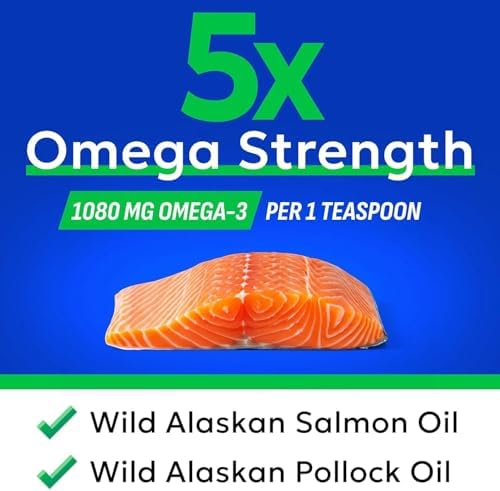 Omega 3 Fish Oil Liquid Supplement for Dogs - Wild Alaskan Salmon Oil - Image 3