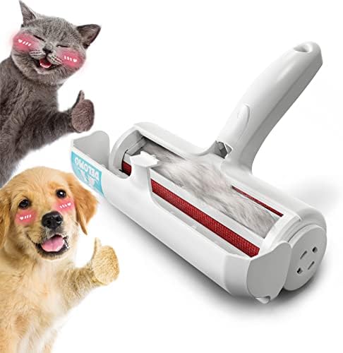DELOMO Pet Hair Remover Roller, Reusable Lint Roller for Dog and Cat Hair by DELOMO