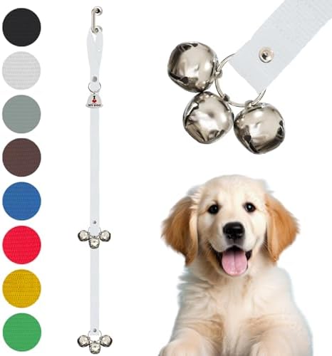Caldwell's Pet Supply Co. Dog Potty Bells, Dog Door Bell, Bells to Go Outside, Potty Training Bell, Dogs Doorbell, Dogs Potty Doorbell, Ring to Go Pee, All Breed Puppy Training Tool by CaldwellsPetSupplyCo