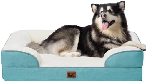 EHEYCIGA Orthopedic XXL Dog Bed, Waterproof Washable XL Big Pet Bed 48" by EHEYCIGA