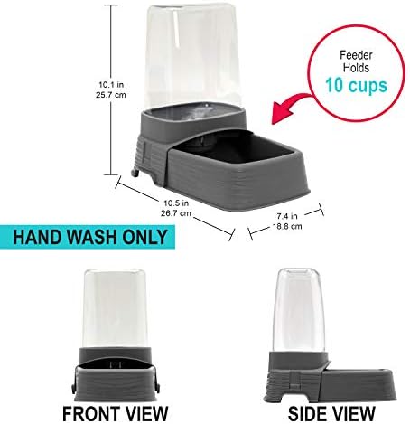 Sport Pet Gravity Feeder and Waterer, Small - Image 3