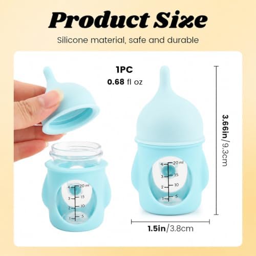 Pet Feeder Bottle Puppy Bottles for Nursing Animal Feeding Bottles Kitten Bottle for Nursing Dog Cat Milk Feeding Bottl e (Blue) - Image 4