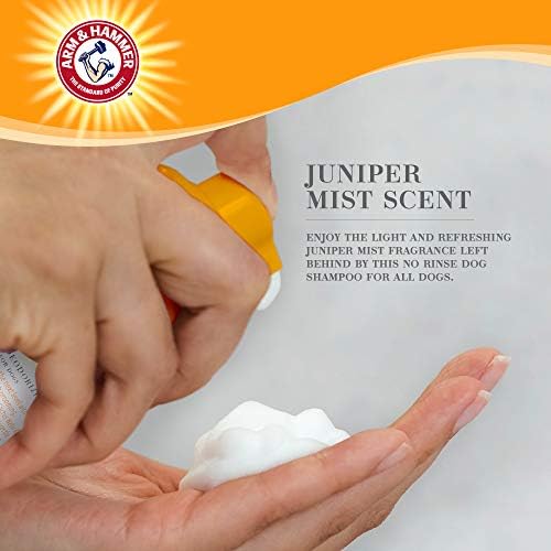 Arm & Hammer Ultra Fresh Waterless Dog Shampoo Foam, Juniper Mist, 8 Fl Oz - Image 4