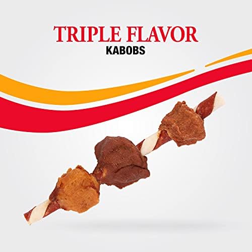 Good'N'Fun Triple Flavored Rawhide Kabobs for Dogs, 4-Ounce (Pack of 2) - Image 4