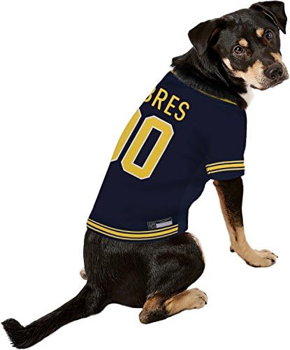 NHL Buffalo Sabres Jersey for Dogs & Cats, Large. - Let Your Pet Be A Real NHL Fan! - Image 5
