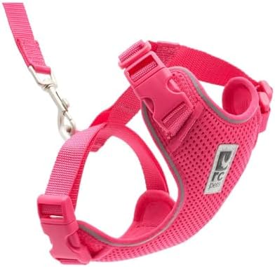 RC Pets Adventure Kitty Cat Harness, Airmesh Vest, Azalea, Medium by RCPets