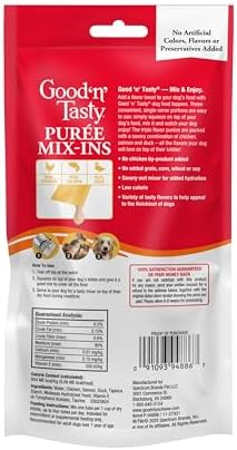 Good 'n' Tasty Puree Mix-Ins Dog Food Topper or Treat, 7 Count - Image 2
