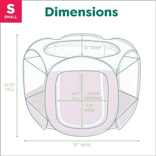 Furhaven Portable Dog Playpen Cat Tent, Pet Playground,Kennel Foldable Indoor Outdoor Zippered Puppy Crate - Purple, Small - Image 4