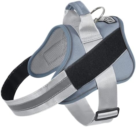 Bolux Dog Harness, No-Pull Reflective Dog Vest, Breathable Adjustable Pet Harness with Handle for Outdoor Walking - No More Pulling, Tugging or Choking by Bolux