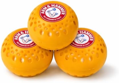 Arm & Hammer OdorBusterz® Odor Eliminator Balls, Clean Burst, 3 Count – Baking Soda Odor Control for Closets, Drawers, Hampers & Small Spaces by ARMHAMMER